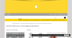 Desktop Screenshot of nhf.de
