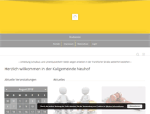 Tablet Screenshot of nhf.de