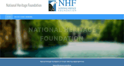 Desktop Screenshot of nhf.org