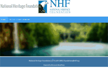 Tablet Screenshot of nhf.org